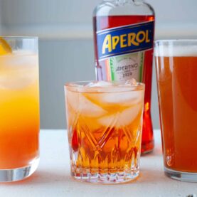 Three Aperol Spritz Variations