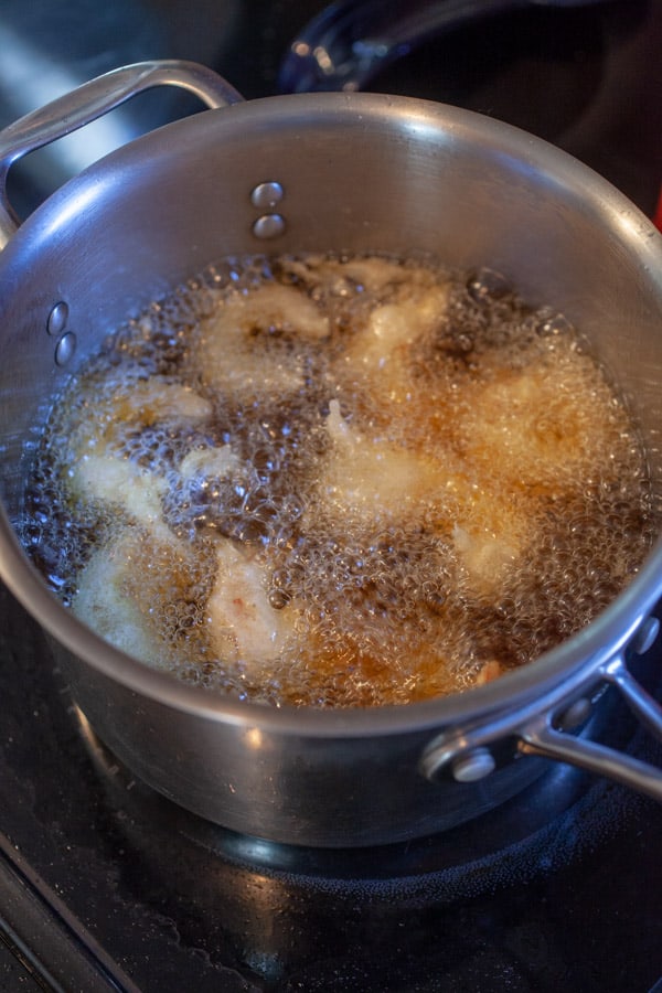 Frying shrimp - Beer Battered Shrimp