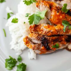 Grilled Pork Shoulder Steaks