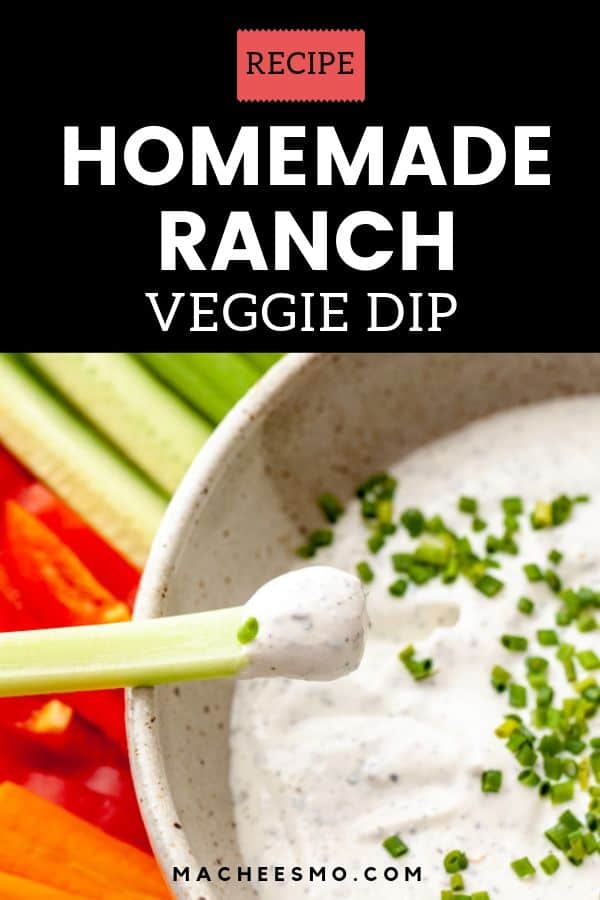 Homemade Ranch Veggie Dip