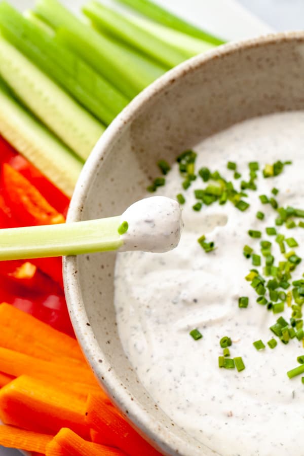 Homemade Ranch Veggie Dip