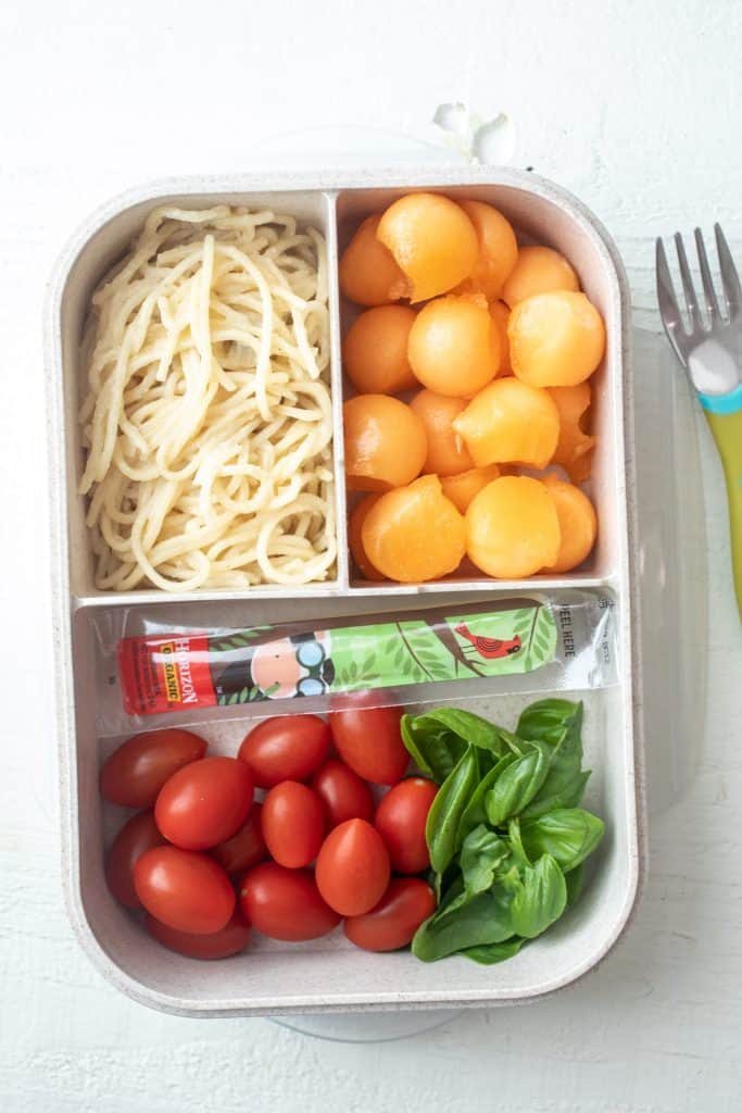 Caprese Bento Box - Three Easy Bento Box Lunches