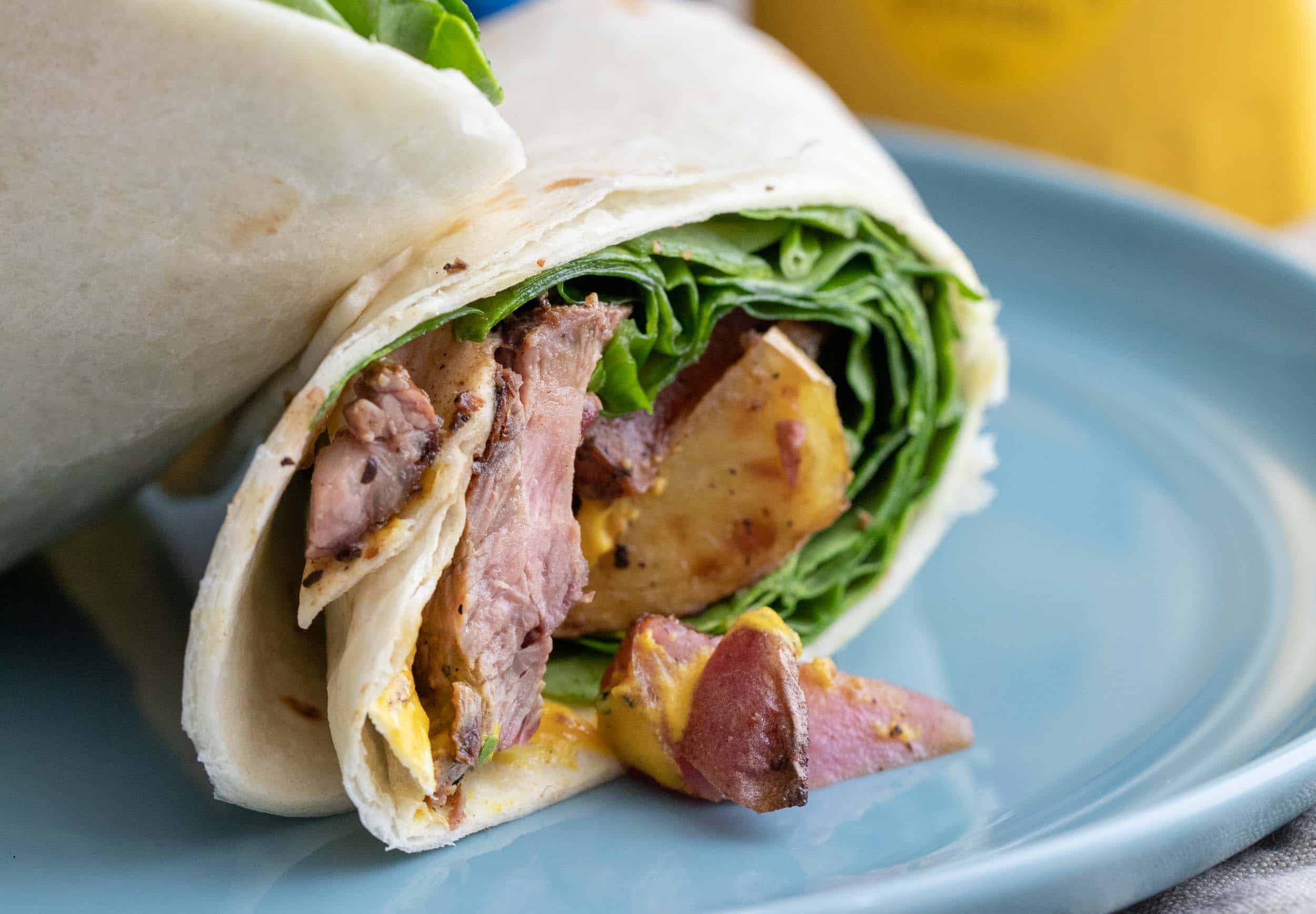 Steak and potato wraps - Meals for Pregnant Women