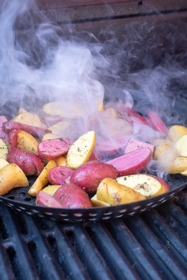 Grilled Potatoes for wraps
