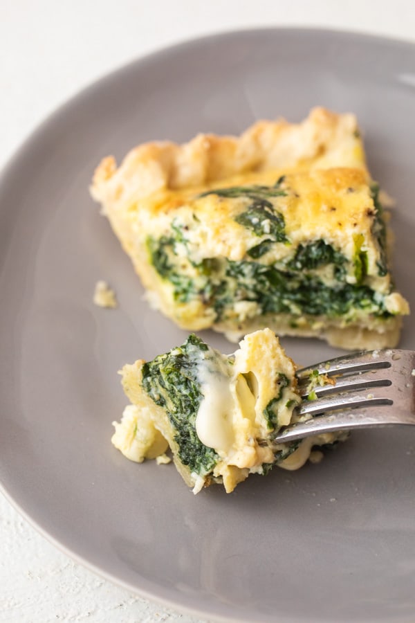 Slice of Quiche Florentine