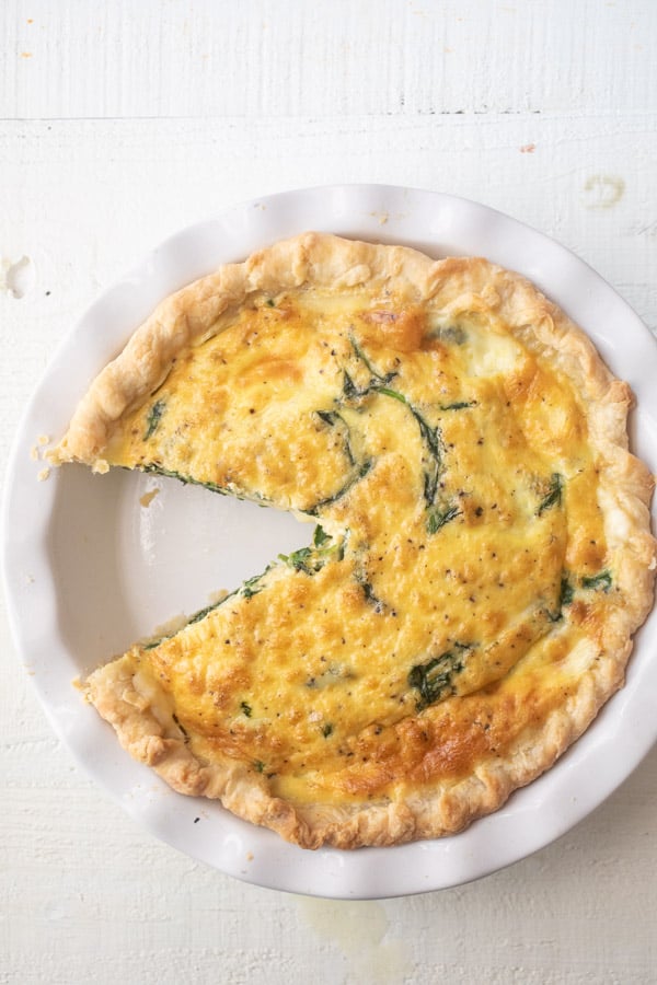 Sliced Quiche Florentine