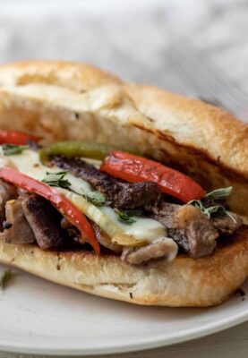 Steak Hoagies with Peppers and Onions
