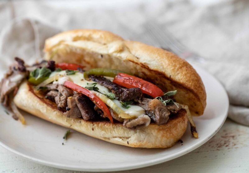 Steak Hoagies with Peppers and Onions