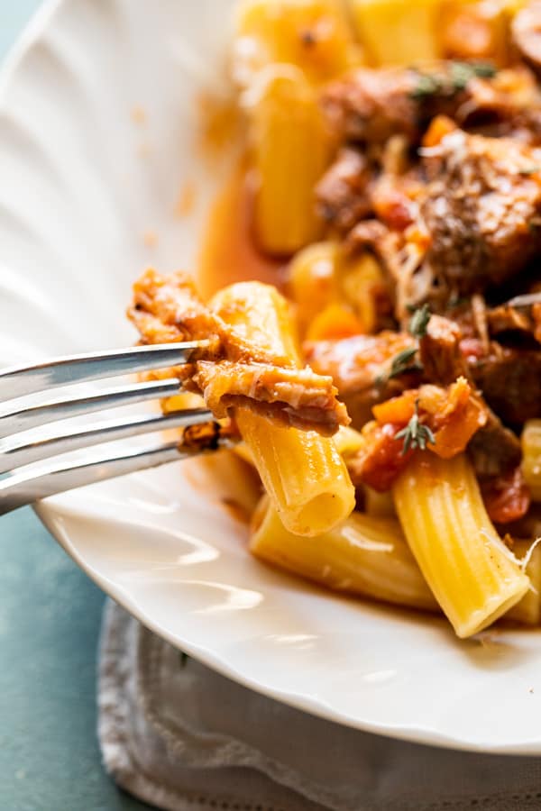 Pressure Cooker Pork Ragu