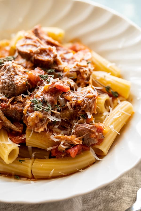 Pressure Cooker Pork Ragu