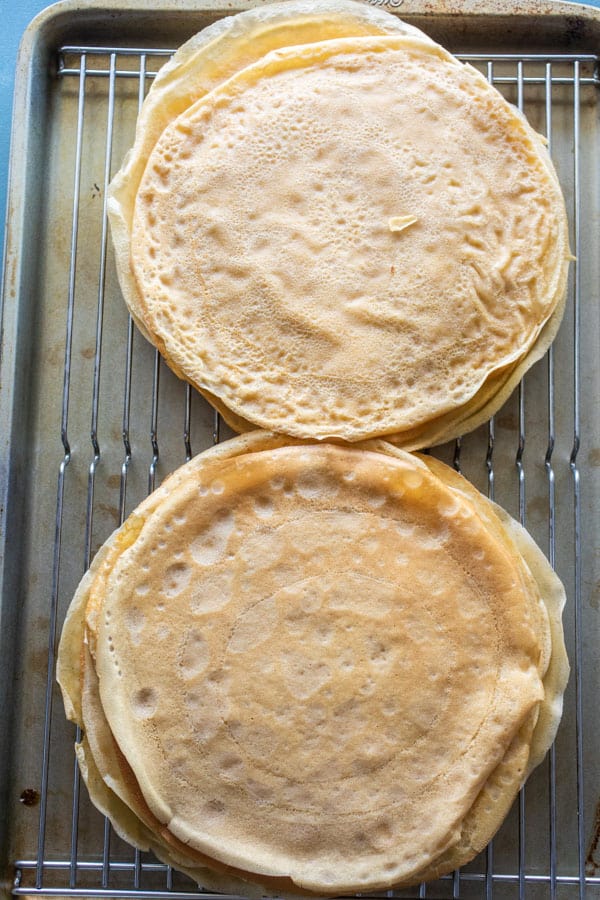 Chilled crepes - Crepe Cake