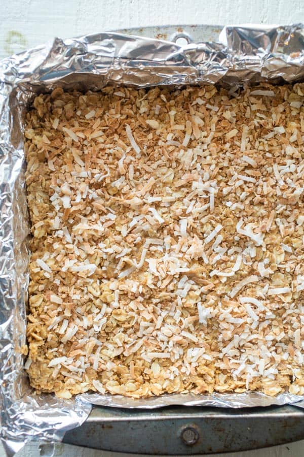 Toasted Coconut Oatmeal Bars