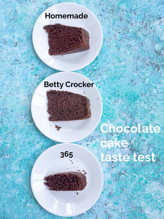 A side-by-side comparison of 3 different chocolate cakes