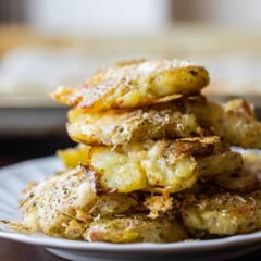 Parmesan Smashed Potatoes