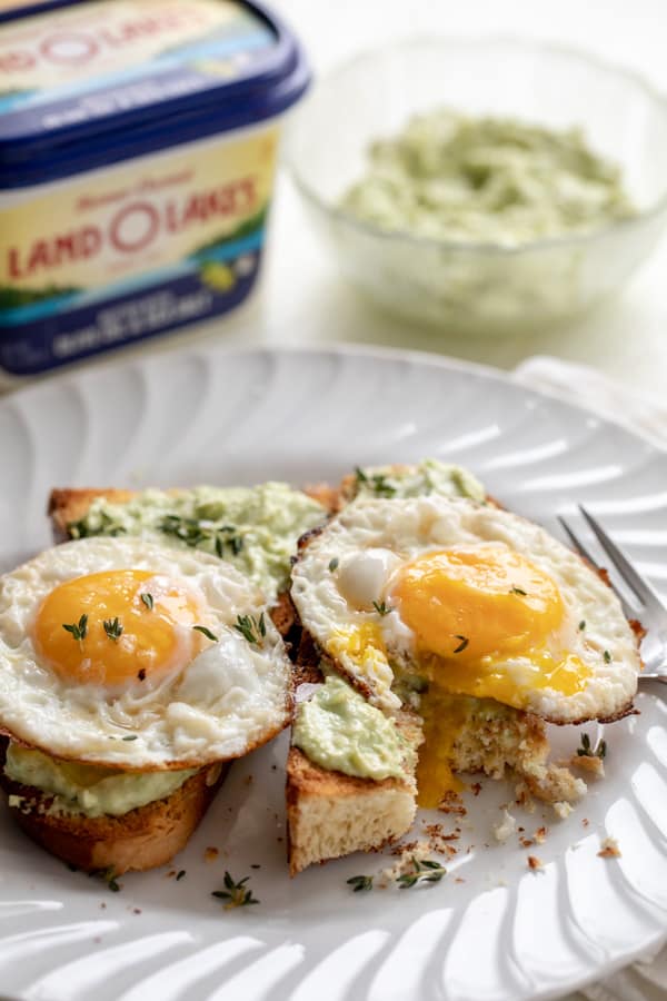 Avocado Butter Spread on Toast