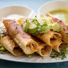 Shredded Chicken Flautas