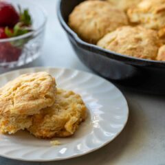 Cast Iron Cheddar Biscuits