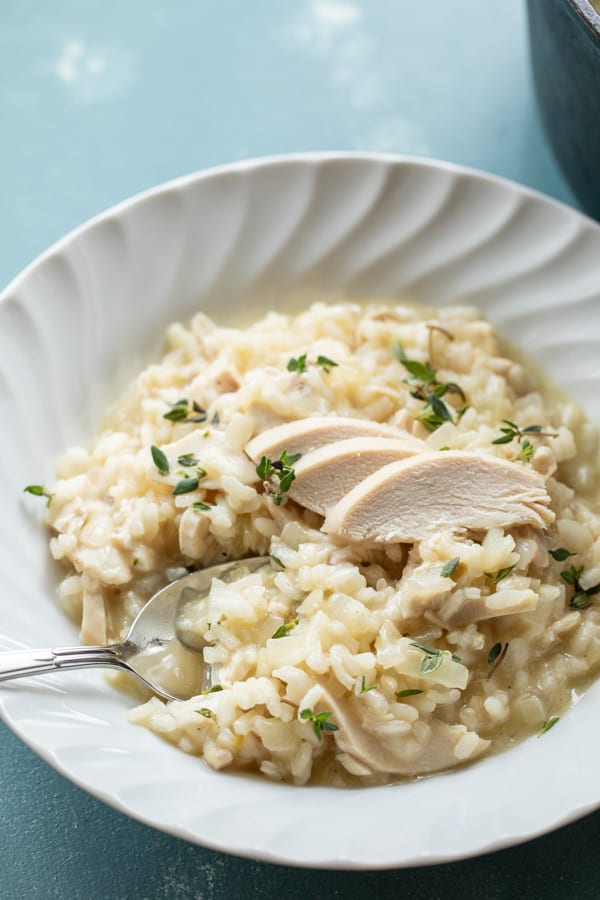 Rotisserie Chicken Risotto