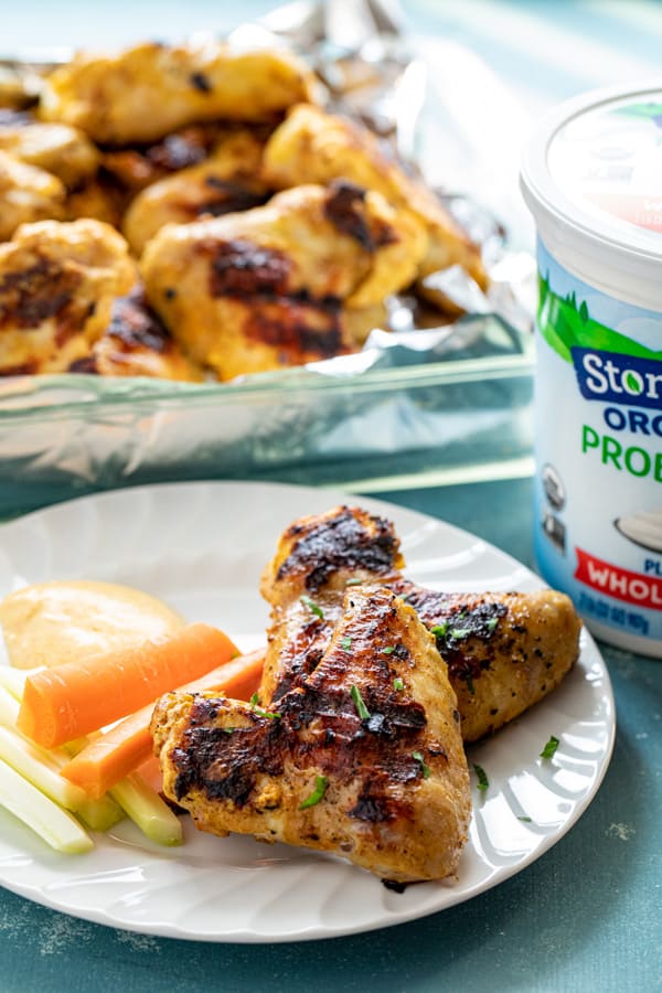 Grilled Yogurt Chicken Wings