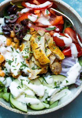 Healthy Chicken Shawarma Bowls