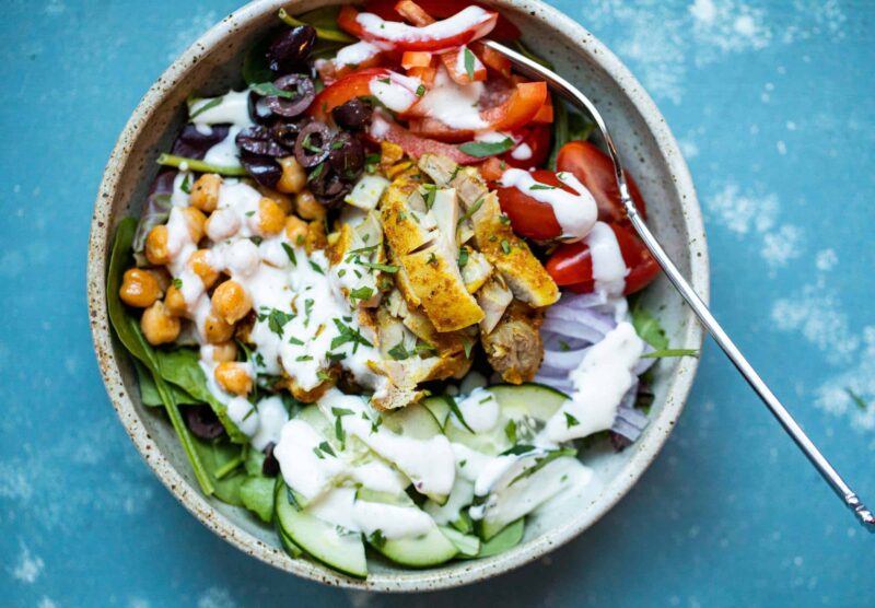 Healthy Chicken Shawarma Bowls