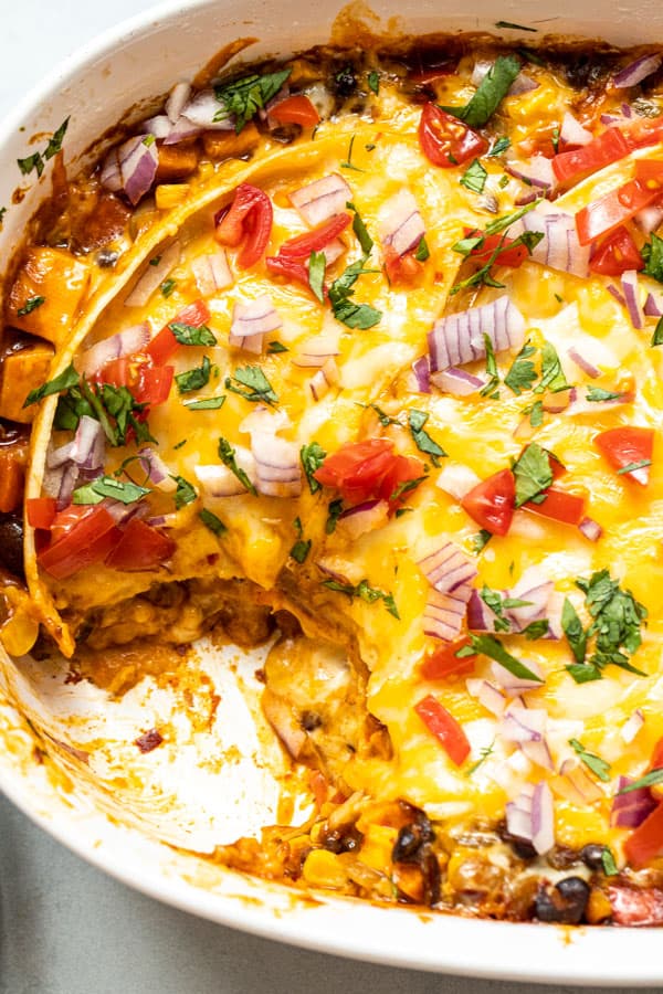 Enchilada Casserole with Vegetables