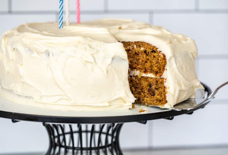 Carrot and Beet Cake with Cream Cheese Frosting