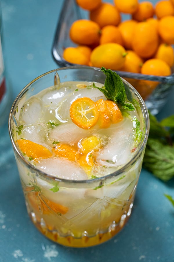 Kumquat Mojito with Mint