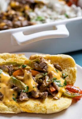 Philly Cheesesteak Casserole