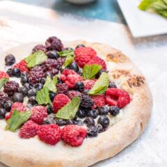 Fresh Berry Dessert Pizza