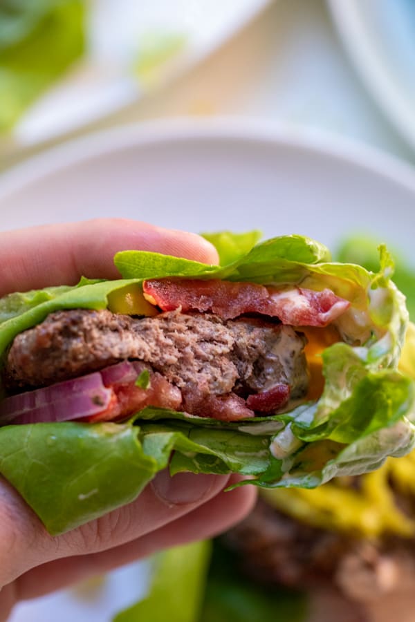 Lettuce Wrap Slider BIte