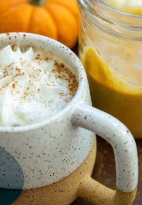 Homemade Pumpkin Spice Latte concentrate