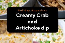 Crab and artichoke dip pin.