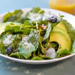 Kale Avocado Salad with Vinaigrette