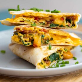 Breakfast Tortilla with Cheese
