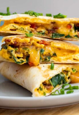 Breakfast Tortilla with Cheese