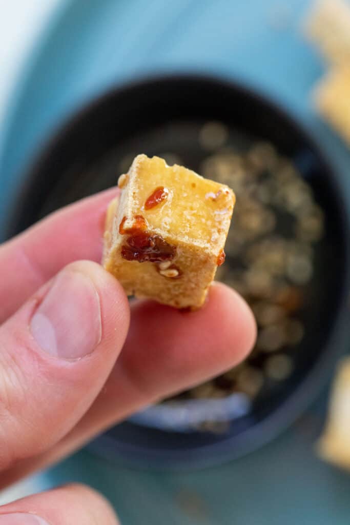 Crispy Tofu in Dipping Sauce