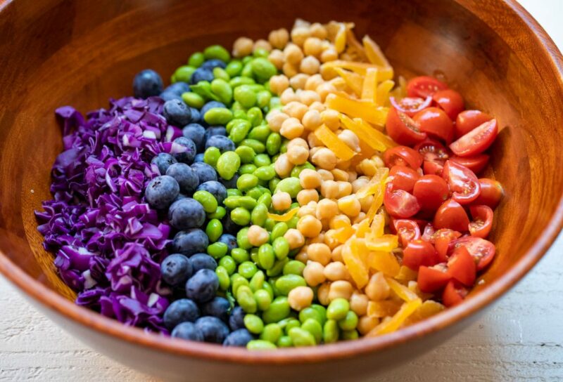 RAINBOW SALAD BOWLS