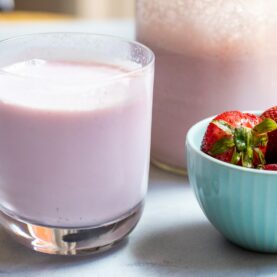 Homemade Strawberry Milk