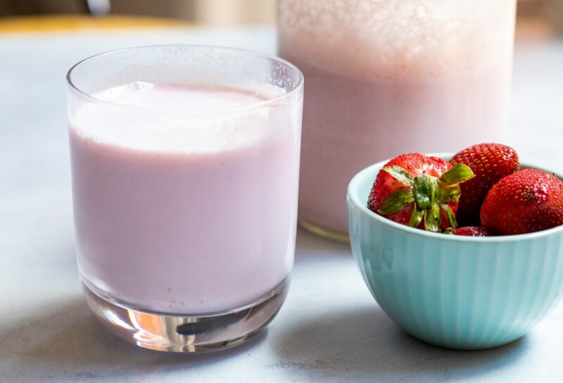 Homemade Strawberry Milk