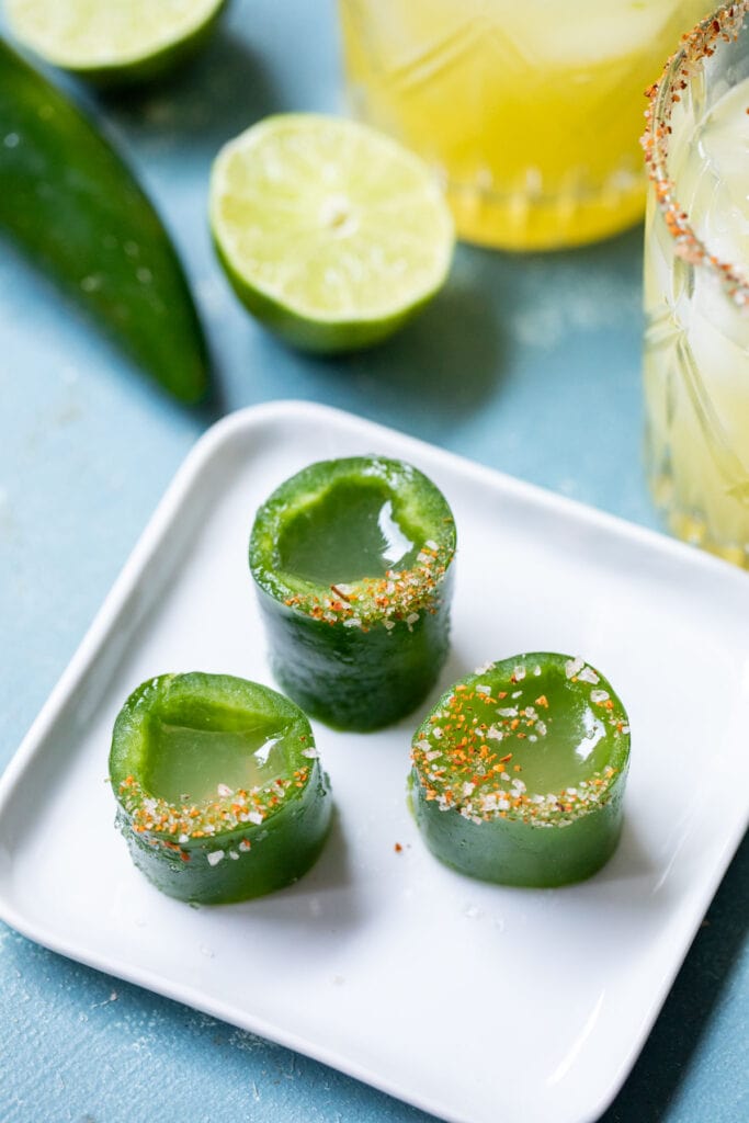 Jalepeno Margarita Jelly Shots