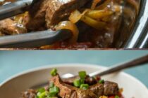 Slow Cooker Pepper steak