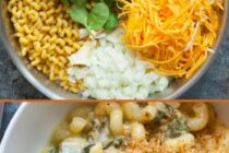 Spinach mac and cheese.