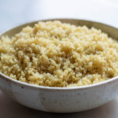 Perfect quinoa in a bowl.