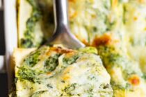 Classic Spinach Ricotta Lasagna.