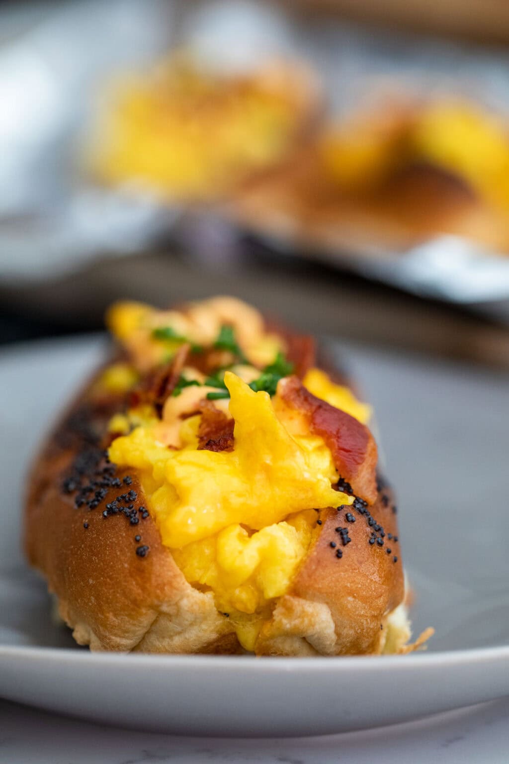 Breakfast Thread Bacon, Egg, and Cheese Breakfast Dogs - Easy Recipe