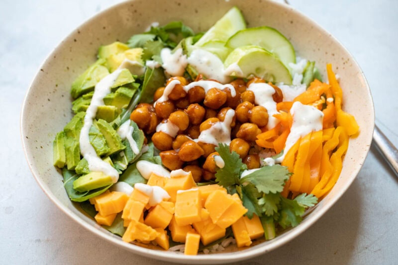 BBQ Chickpea Bowls