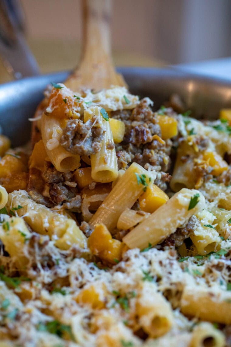 Squash and Sausage Skillet.