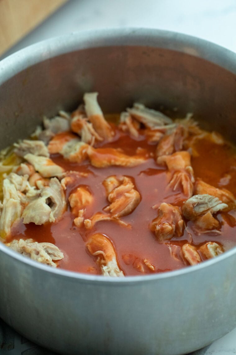 Buffalo Chicken filling.