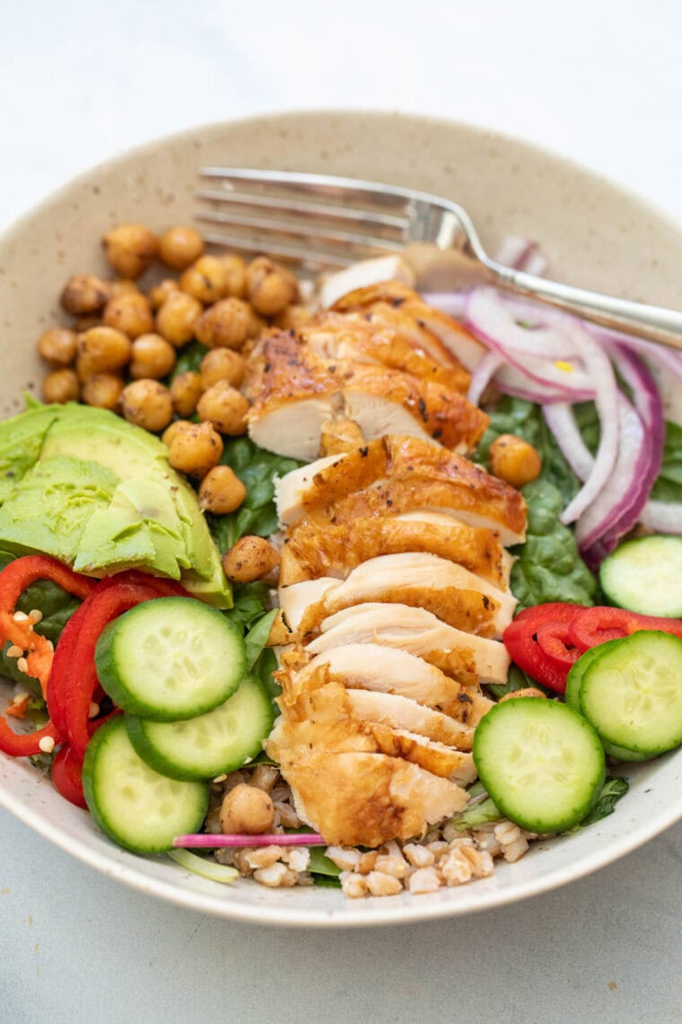 Chicken Grain Bowls.